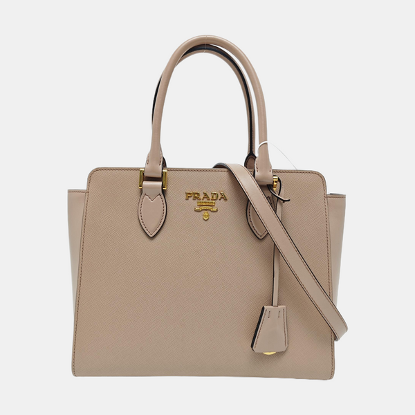 Saffiano Calfskin Tote Bag Pink