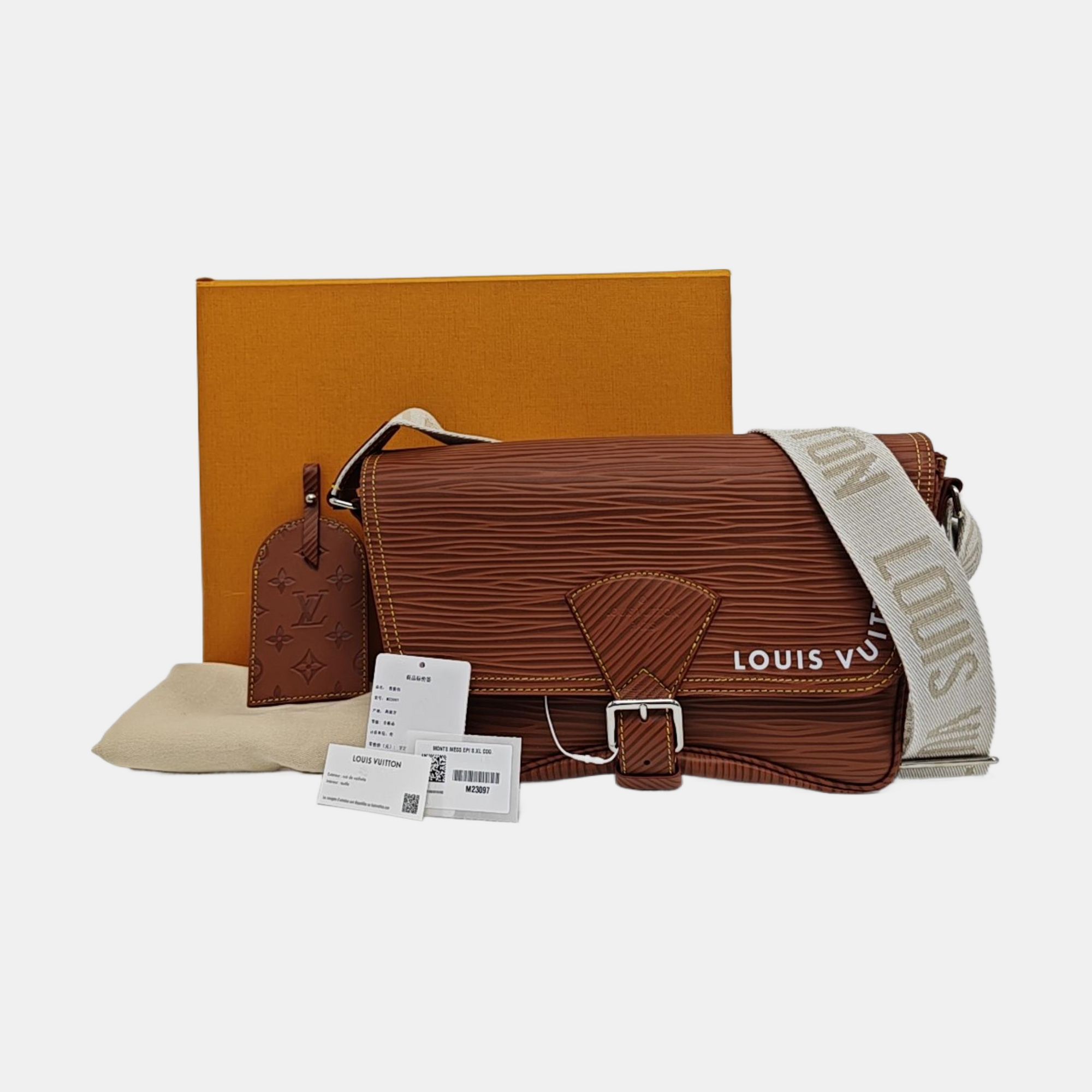 MONTSOURIS PM Calfskin Brown