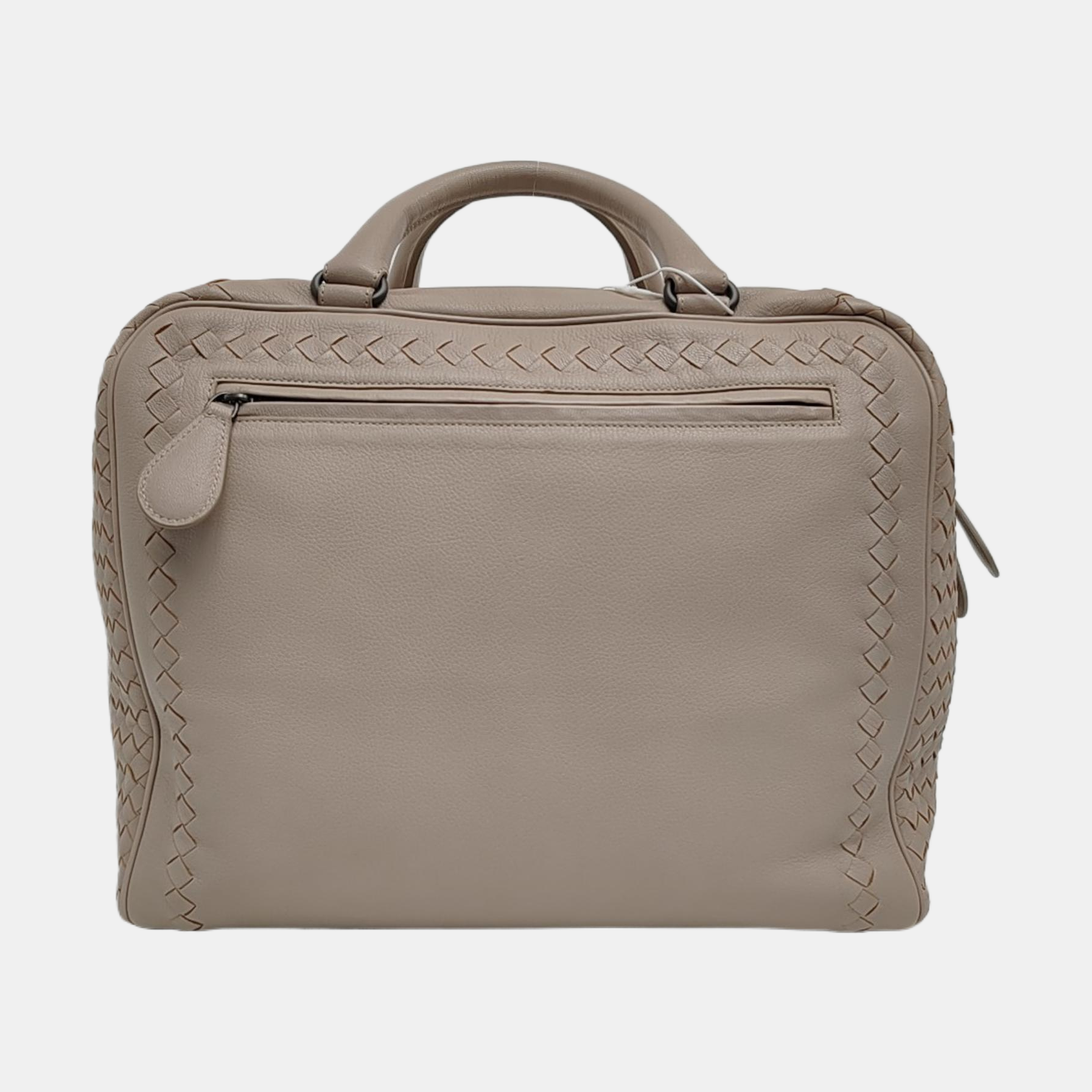 Calfskin Top Handle Bag Gray