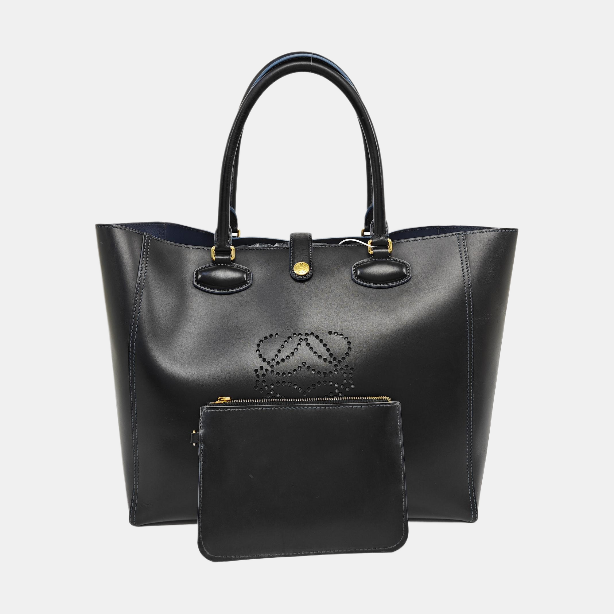 Calfskin Tote Bag Black