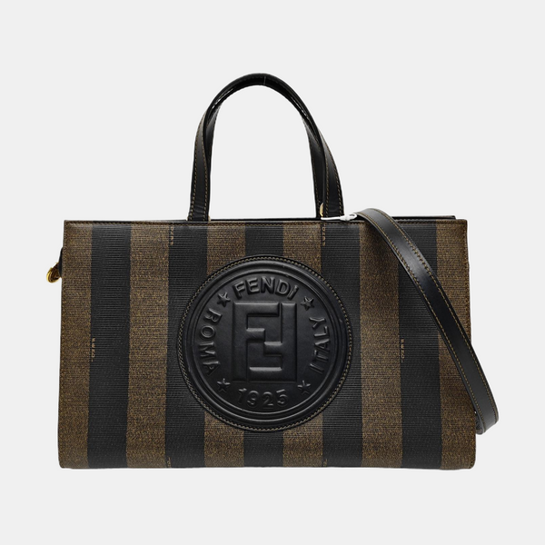 Coated Canvas Shoulder Bag Multicolor