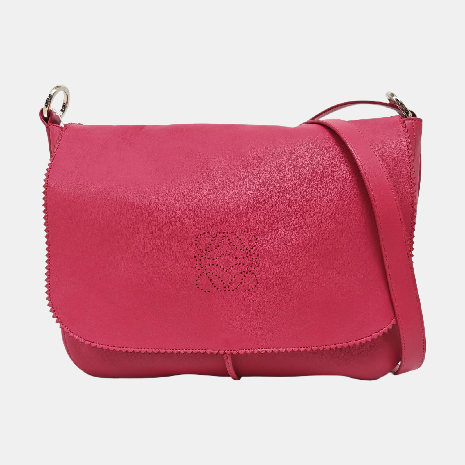 Calfskin Shoulder Bag Red