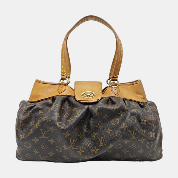 VINTAGE BOETIE PM Monogram Coated Canvas Brown