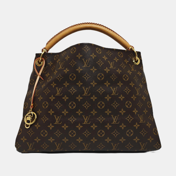 ARTSY MM Monogram Coated Canvas Brown