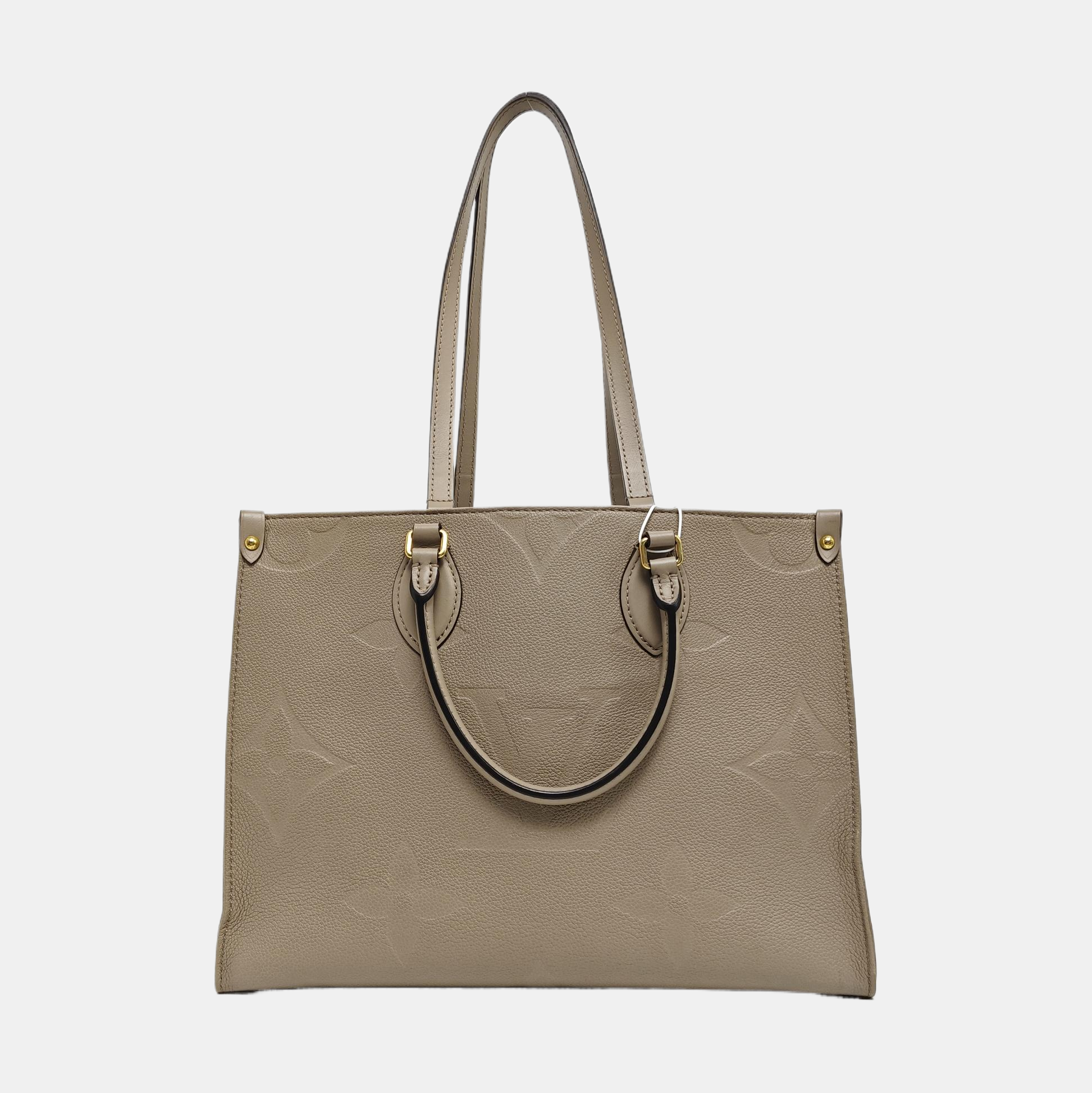 ONTHEGO MM Monogram Calfskin Grey