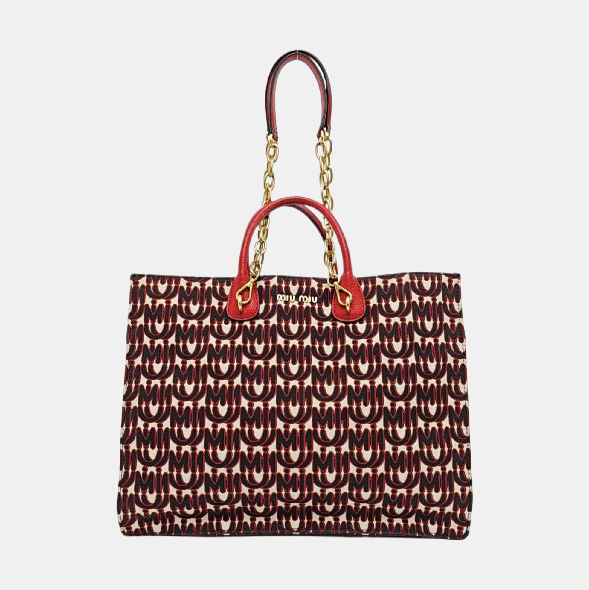 Fabric Tote Bag Red