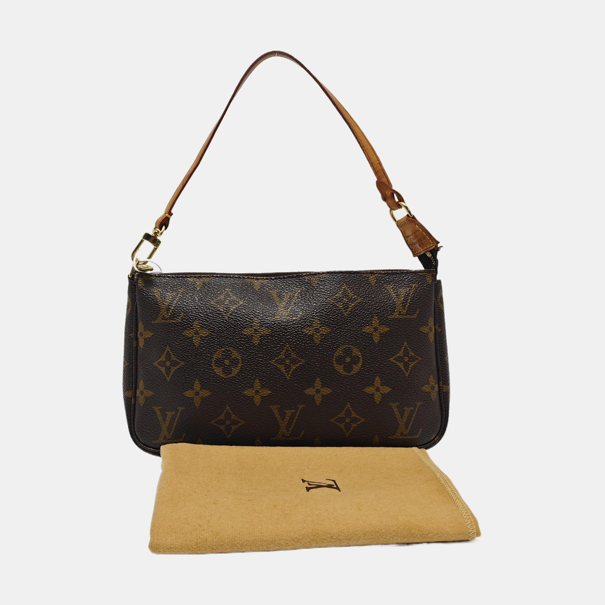 ACCESSOIRES Monogram Coated Canvas Brown