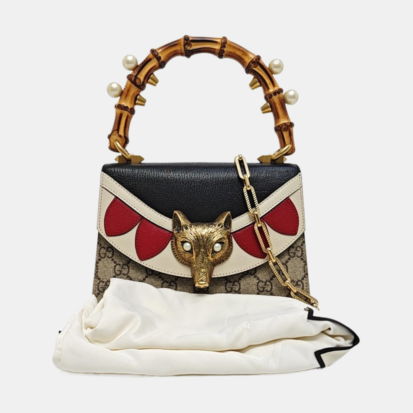 Monogram Coated Canvas Shoulder Bag Beige