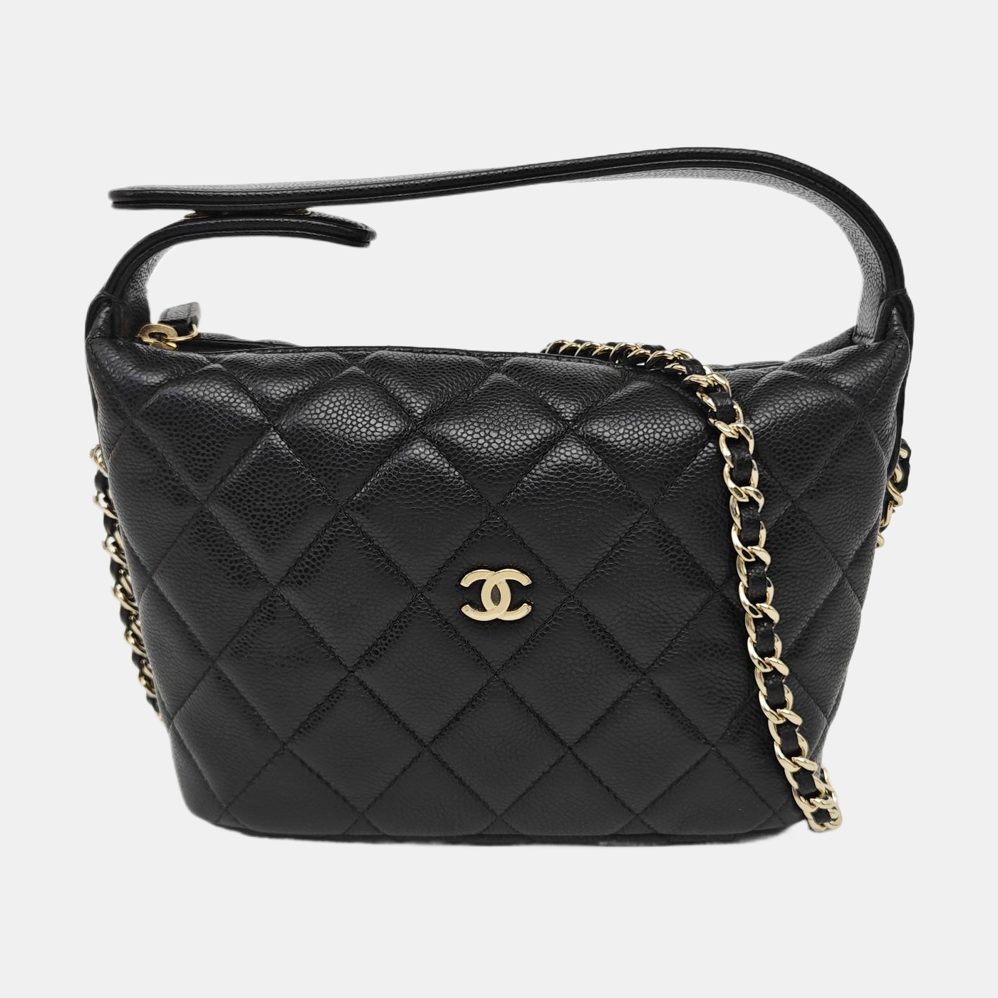 HOBO Quilted Grained Calfskin Black