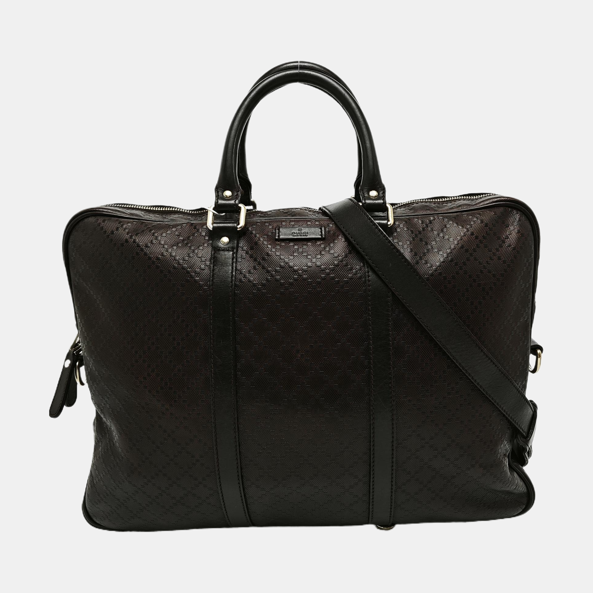 Calfskin Shoulder Bag Brown