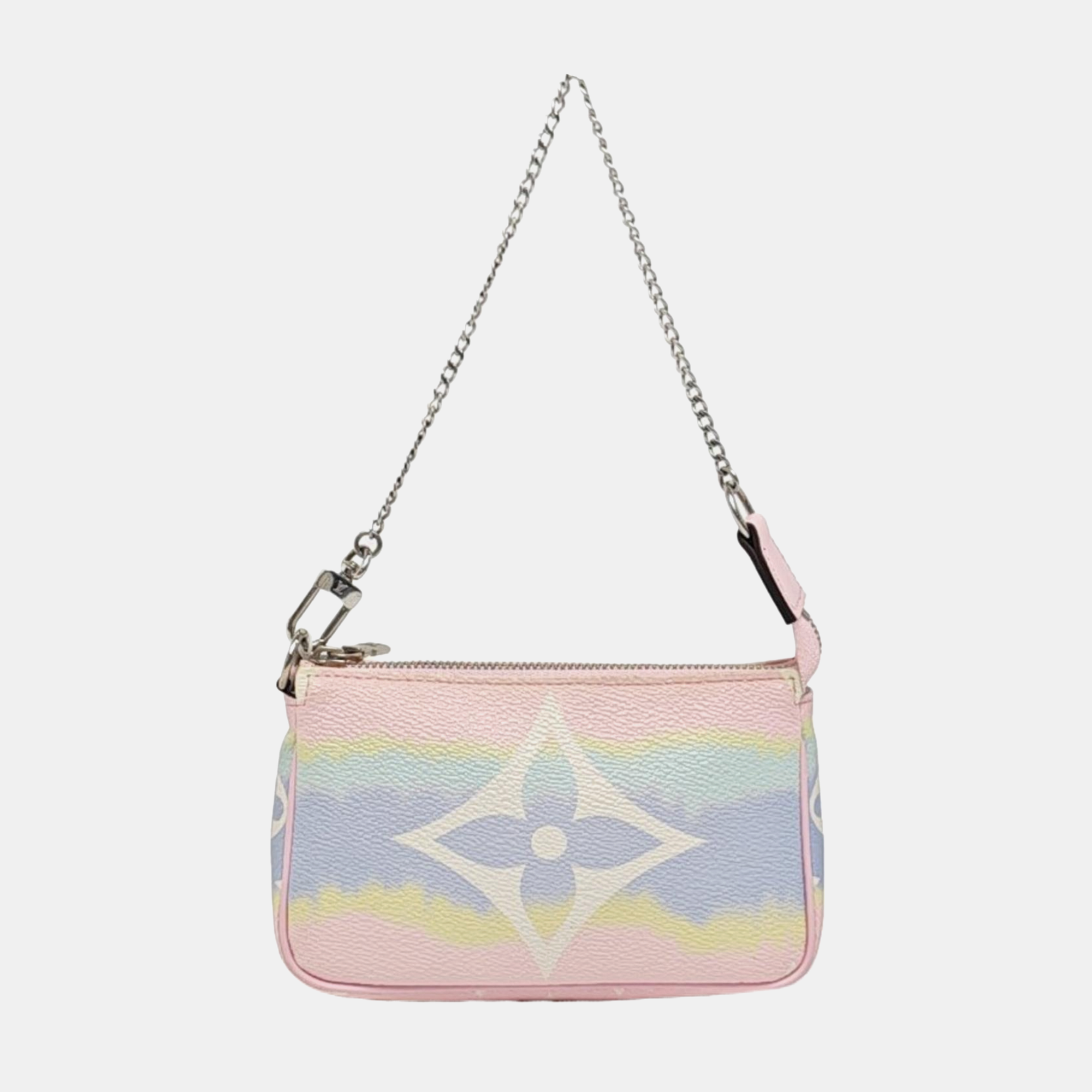 ACCESSOIRES Mini Monogram Coated Canvas Pink