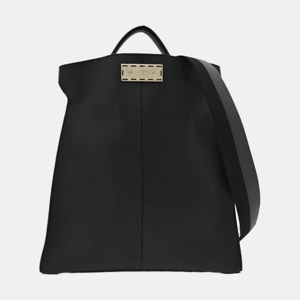 Peekaboo Medium Calfskin Black