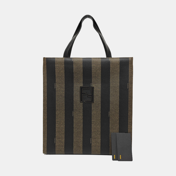 Coated Canvas Backpack Brown