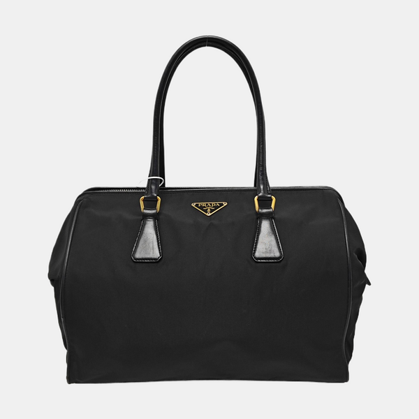 Nylon Tote Bag Black