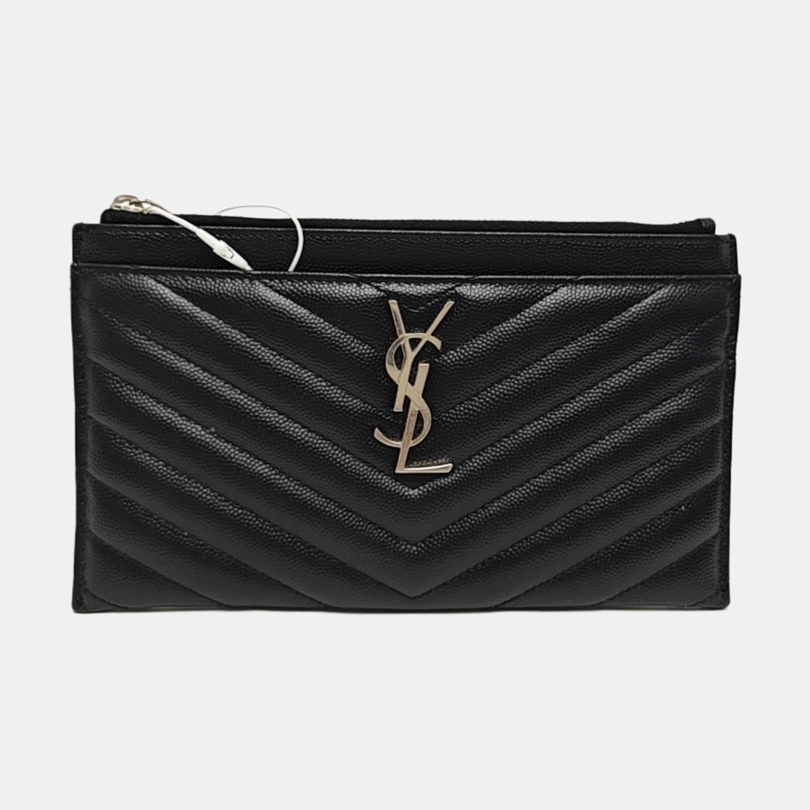 MONOGRAM Chevron Calfskin Black