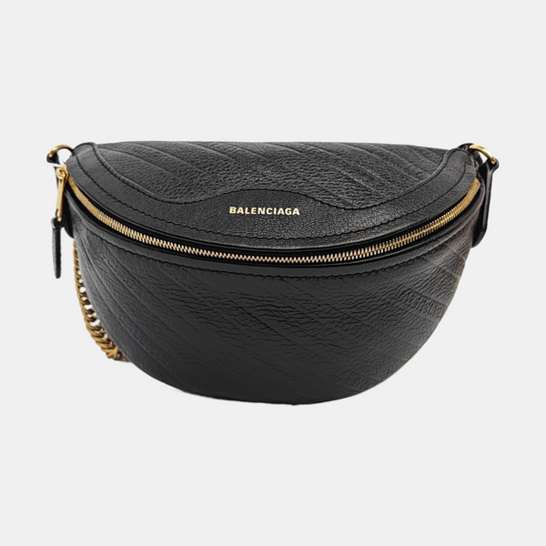 Souvenirs Quilted Calfskin Black
