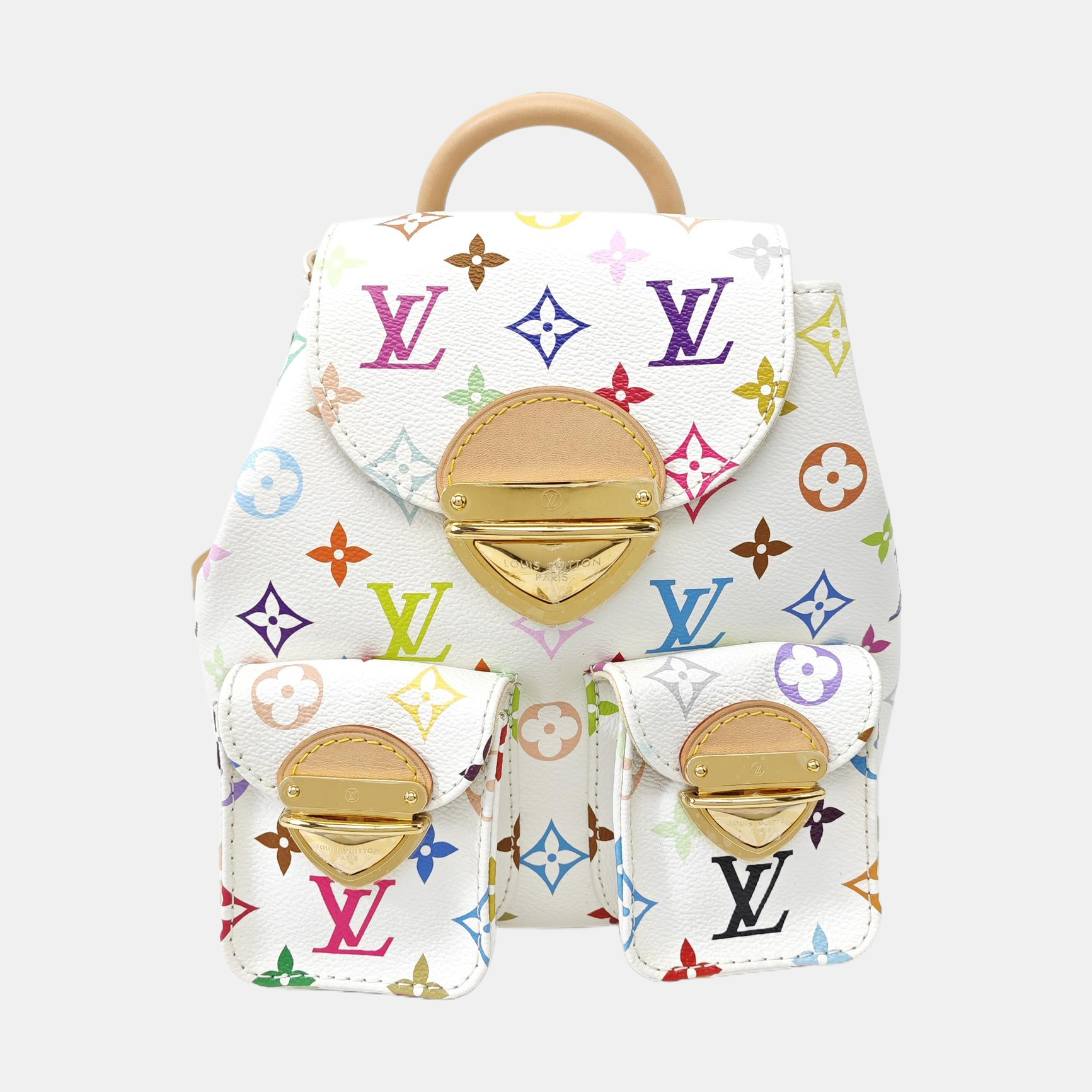 LV × TM VENICE Monogram Coated Canvas White