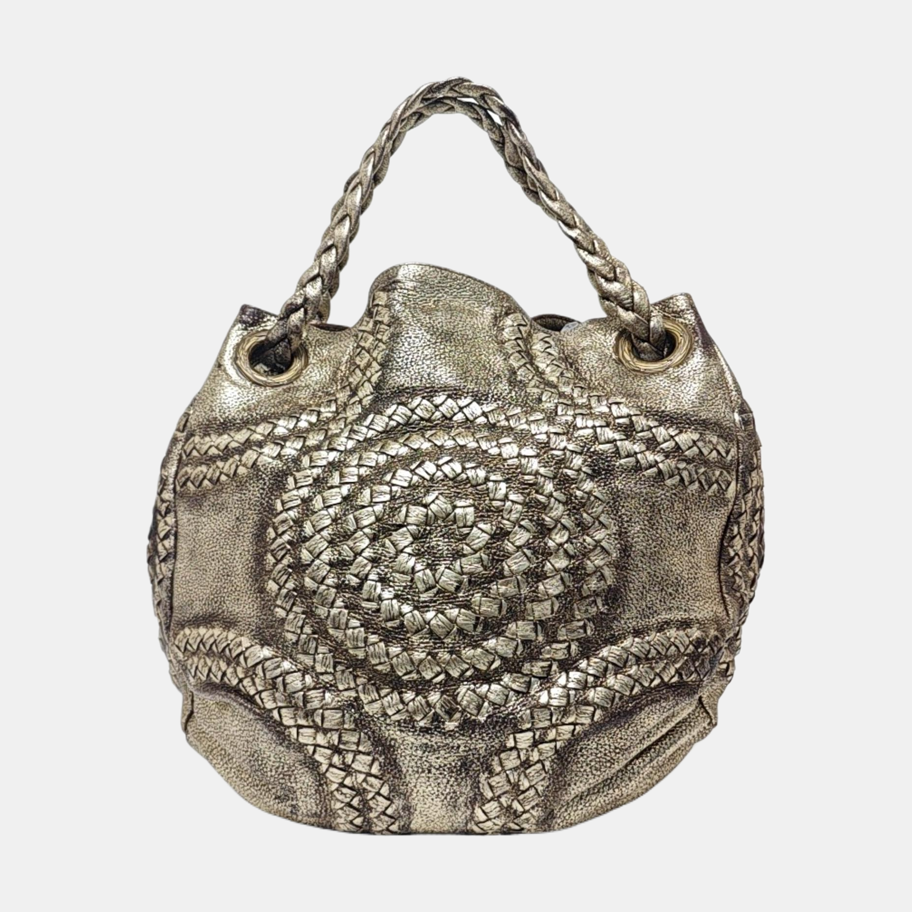 Calfskin Tote Bag Gold