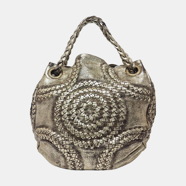 Calfskin Tote Bag Gold