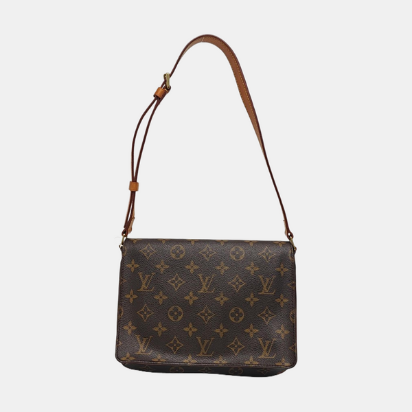 MUSETTE TANGO Monogram Coated Canvas Brown