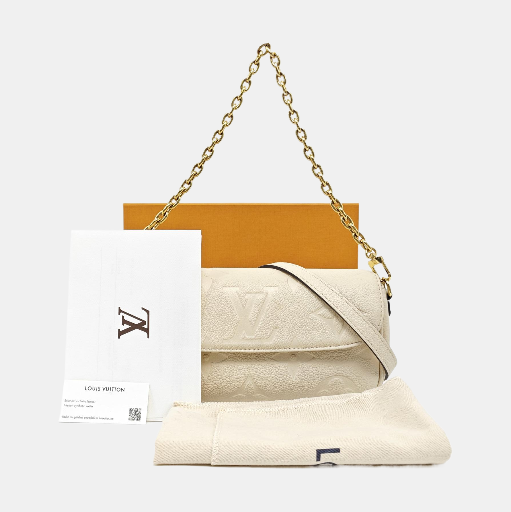 IVY Monogram Calfskin Beige