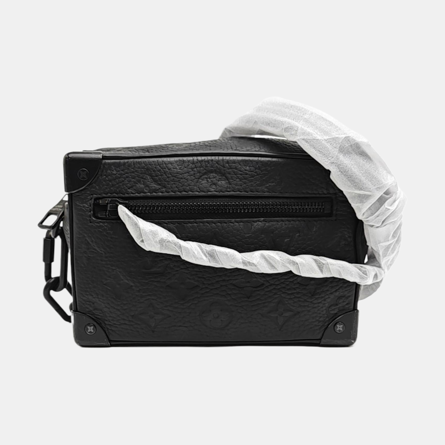 SOFT TRUNK Mini Monogram Calfskin Black