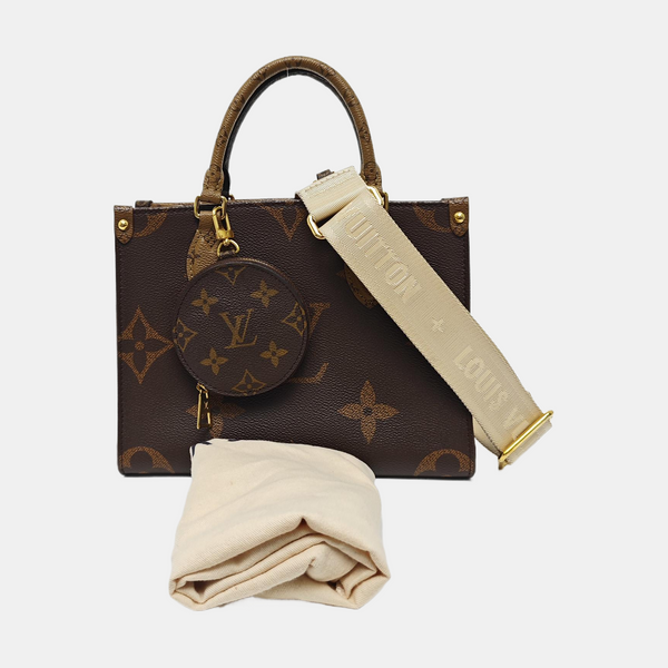 ONTHEGO PM Monogram Coated Canvas Brown