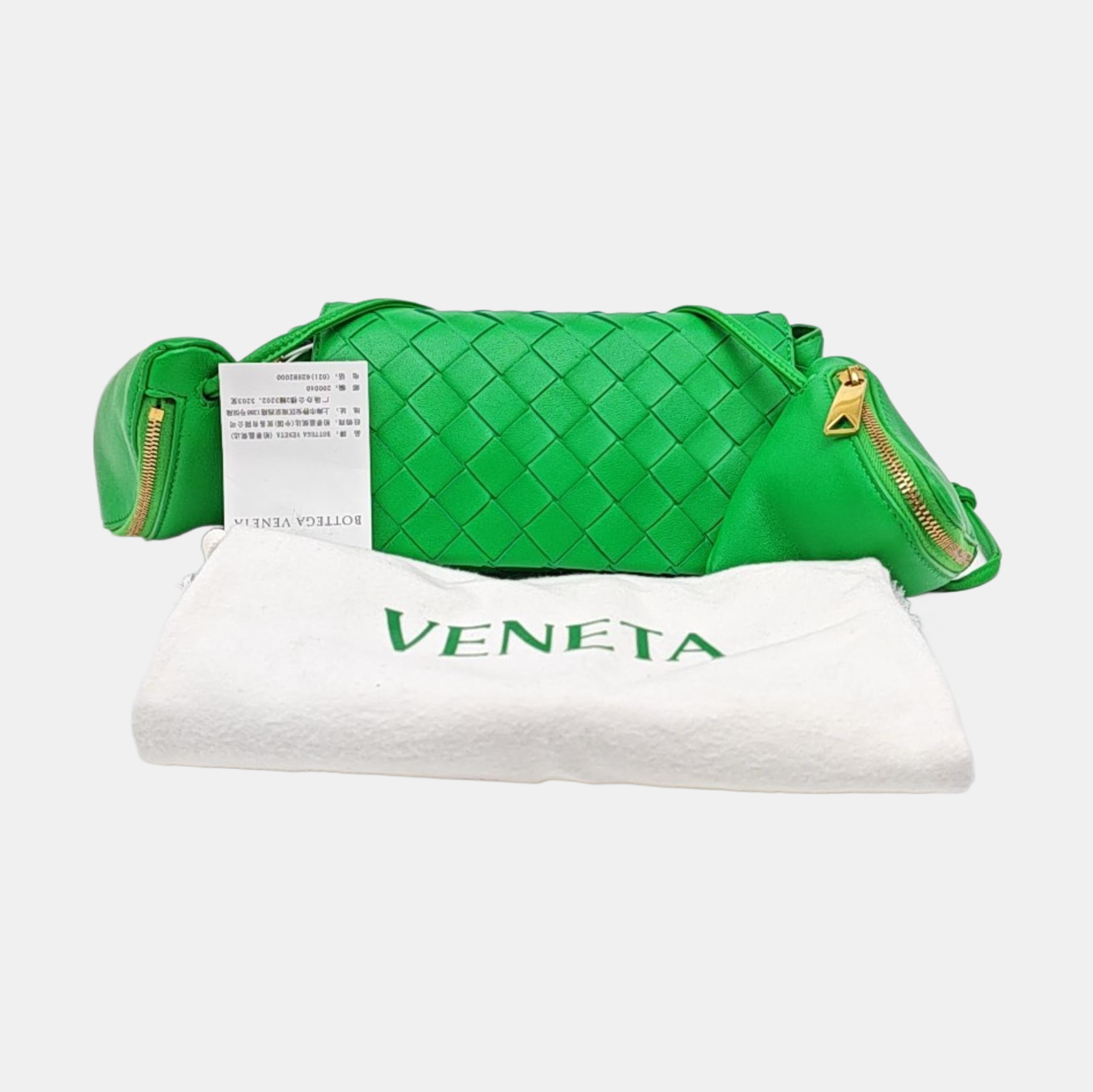 Lambskin Shoulder Bag Green