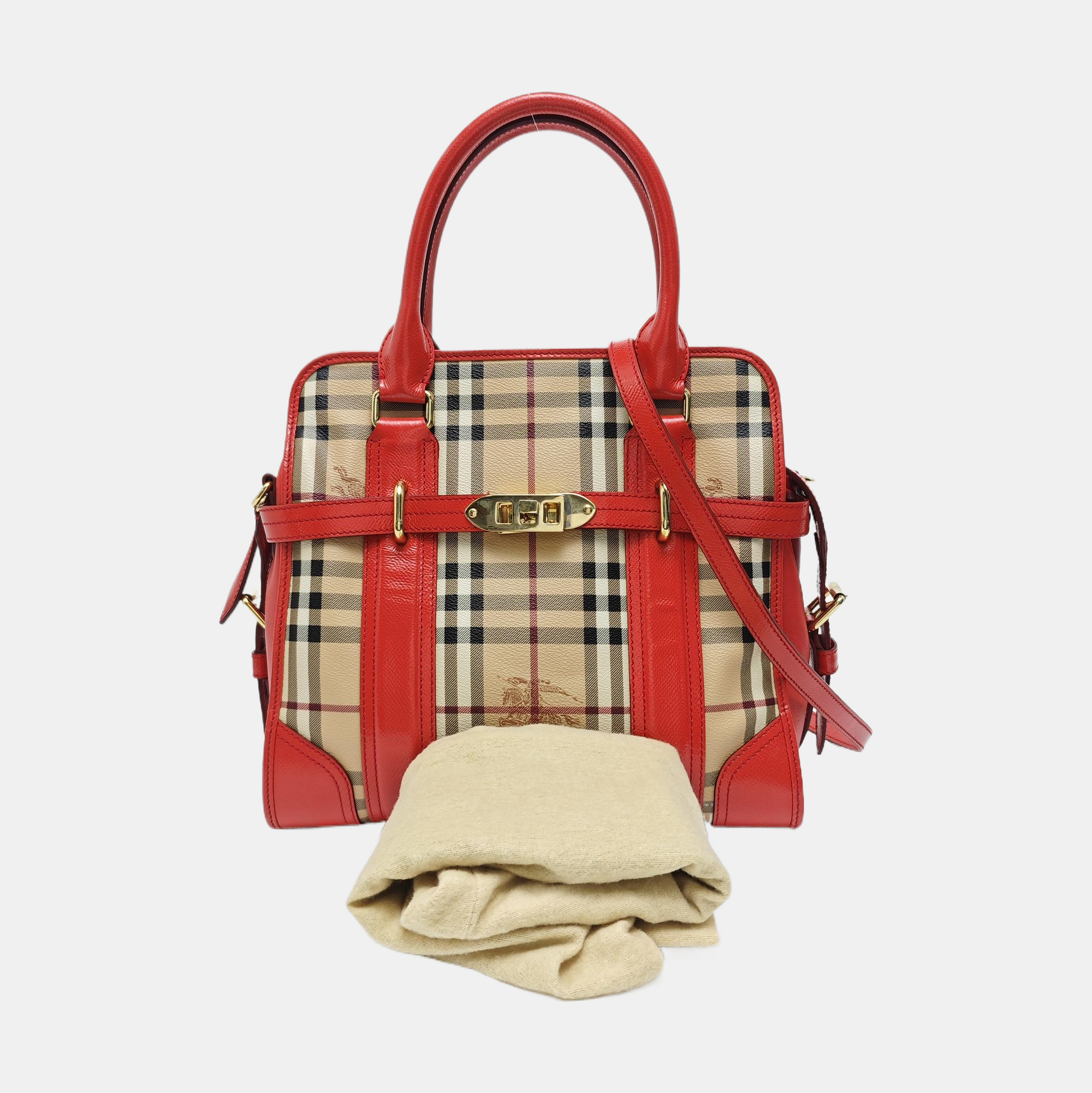 Minford Small Coated Canvas Beige