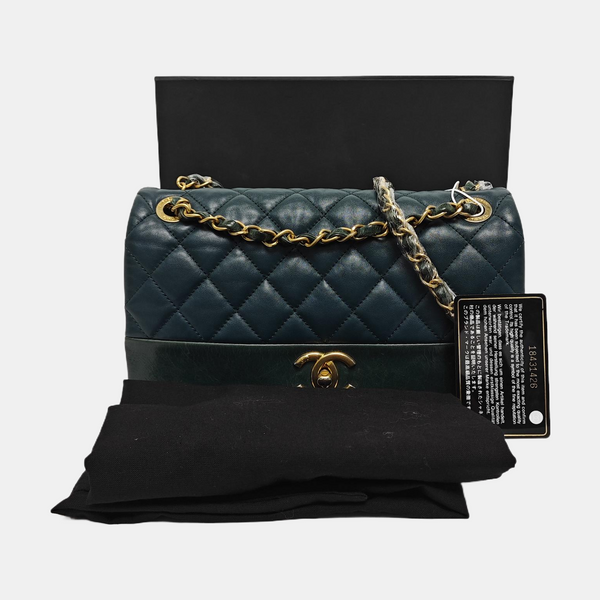 Quilted Calfskin Blue