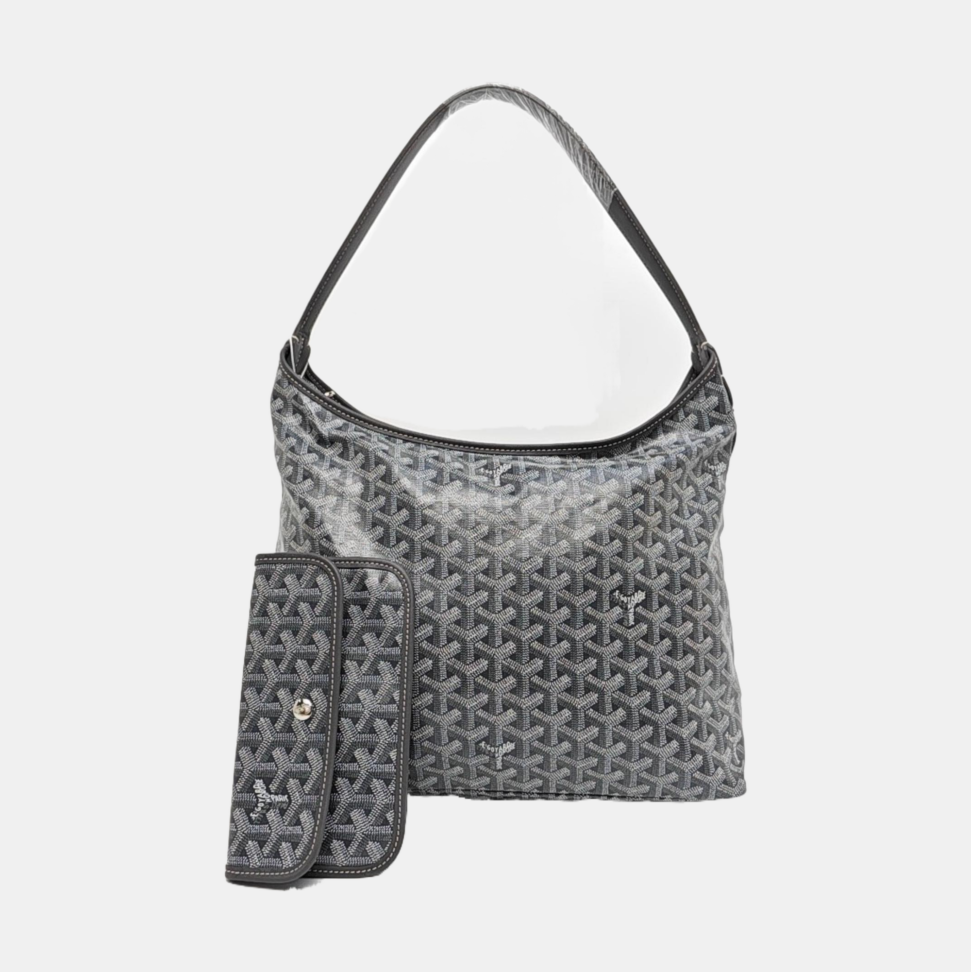 Hobo Coated Canvas Gray