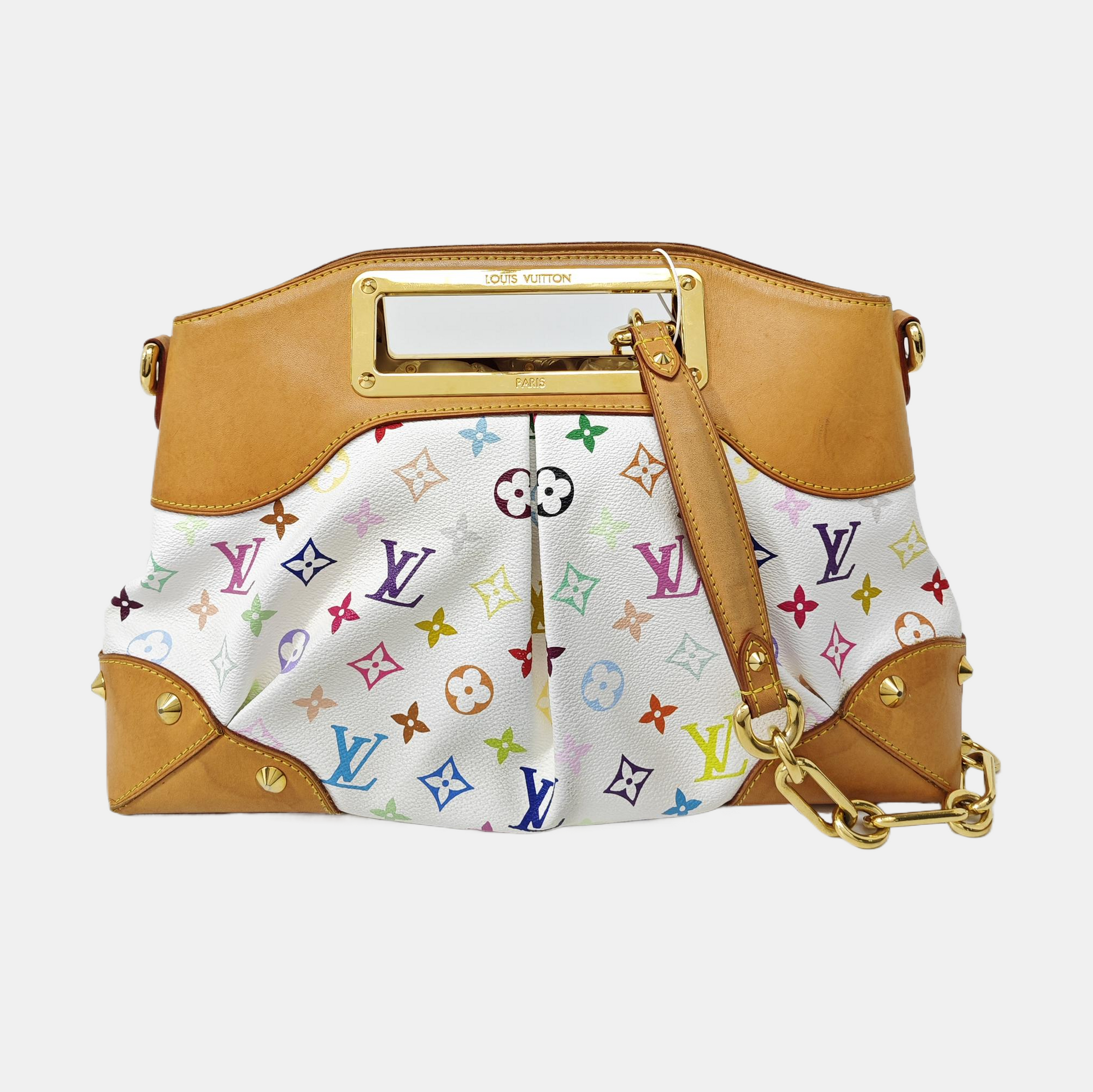 LV × TM JUDY MM Monogram Coated Canvas White