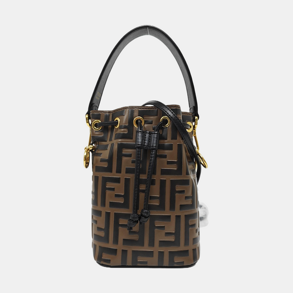 Mon Tresor Mini Monogram Calfskin Brown