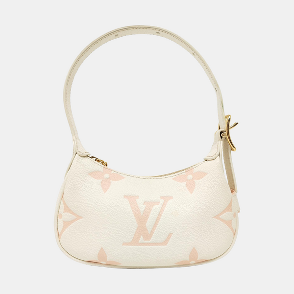 MOON Mini Monogram Calfskin White