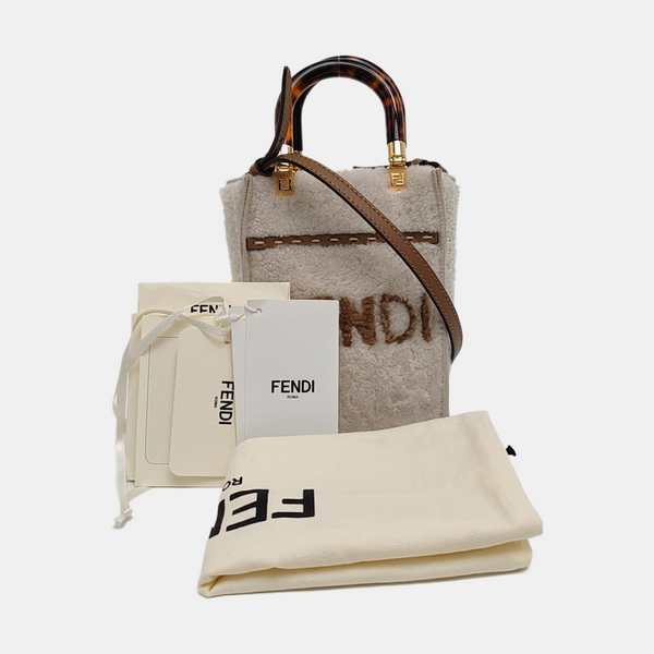 Sunshine Mini Lambskin White