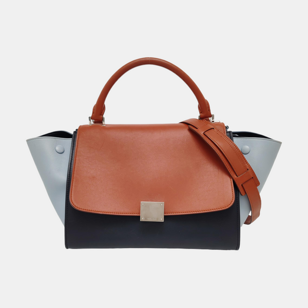 Authenticated pre-owned  TRAPEZE Small Calfskin Multicolor - Shoulder Bag at Looply