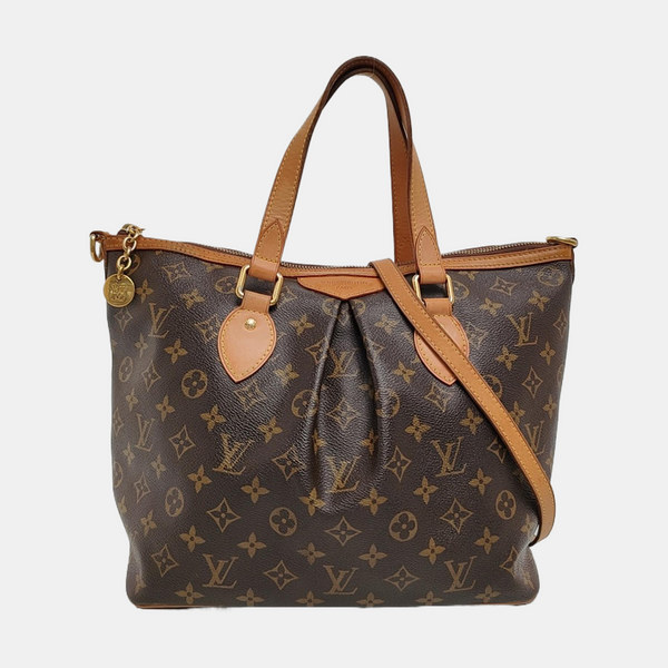 PALERMO PM Monogram Coated Canvas Brown