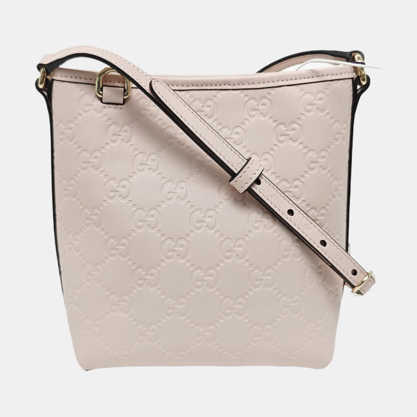 GG Emblem Monogram Calfskin Pink