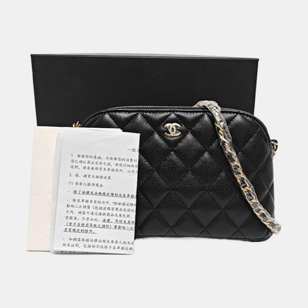 Quilted Calfskin Black