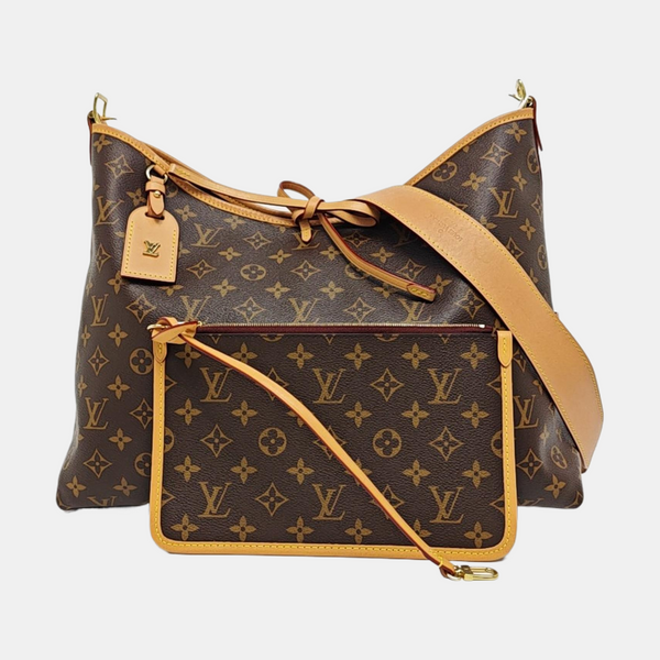 CARRYALL MM Monogram Coated Canvas Brown