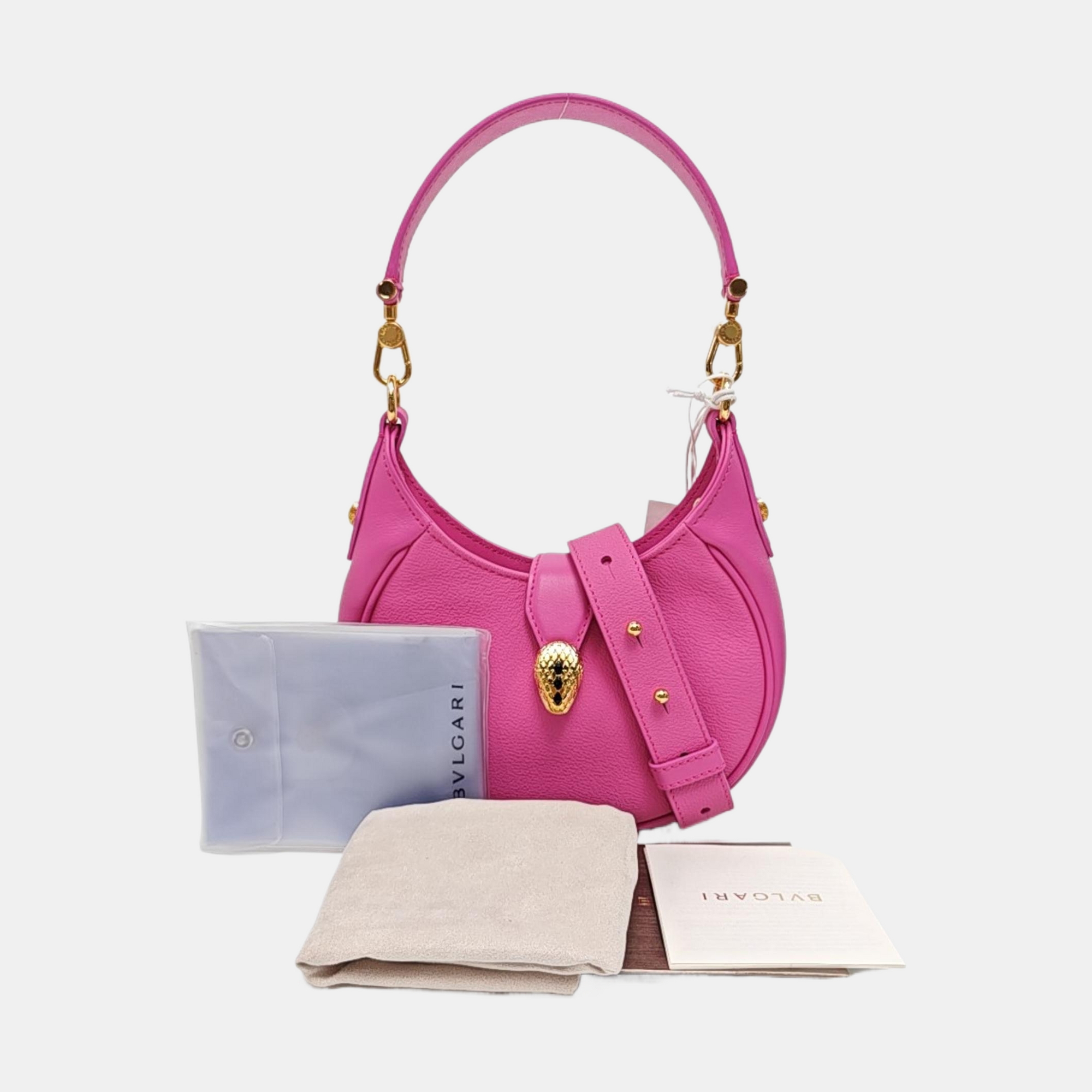 SERPENTI ELLIPSE Small Calfskin Red