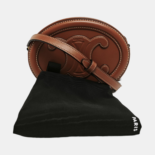 TRIOMPHE Small Calfskin Brown