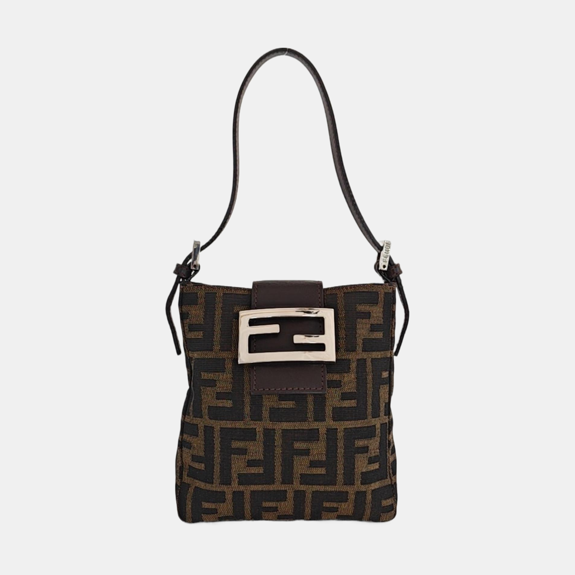Canvas Top Handle Bag Brown