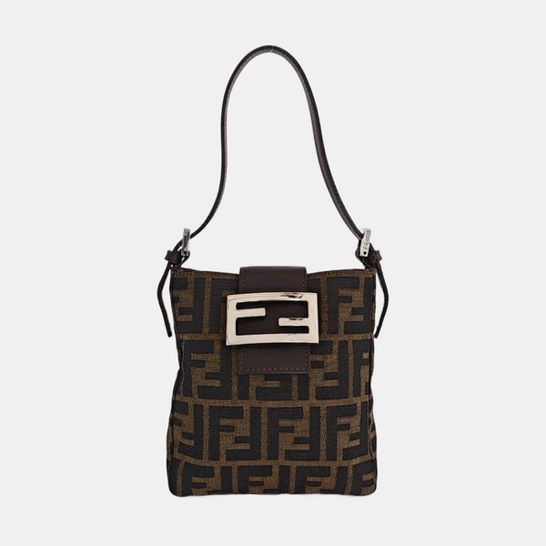 Canvas Top Handle Bag Brown