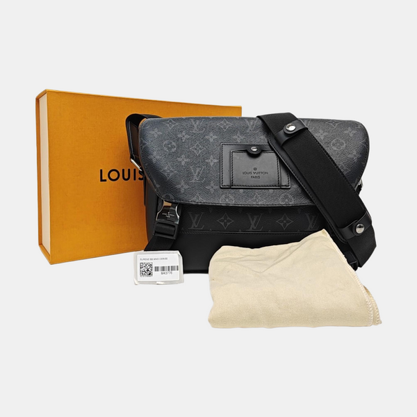 VOYAGER PM Monogram Coated Canvas Black