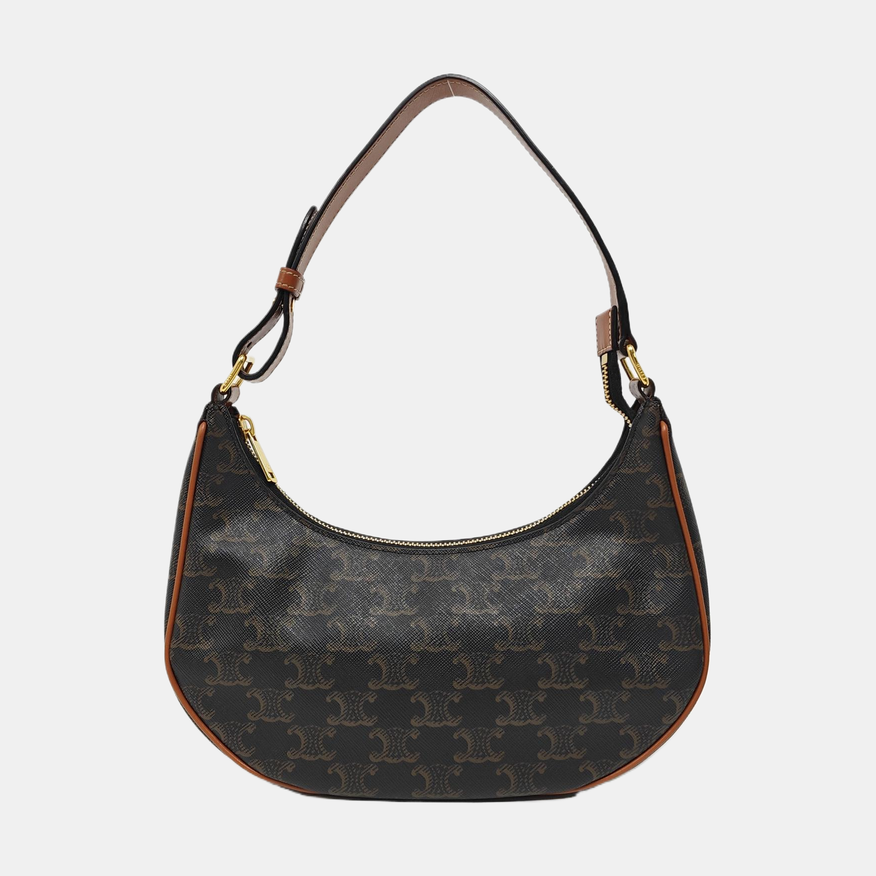 Authenticated pre-owned  AVA Coated Canvas Brown - Shoulder Bag at Looply