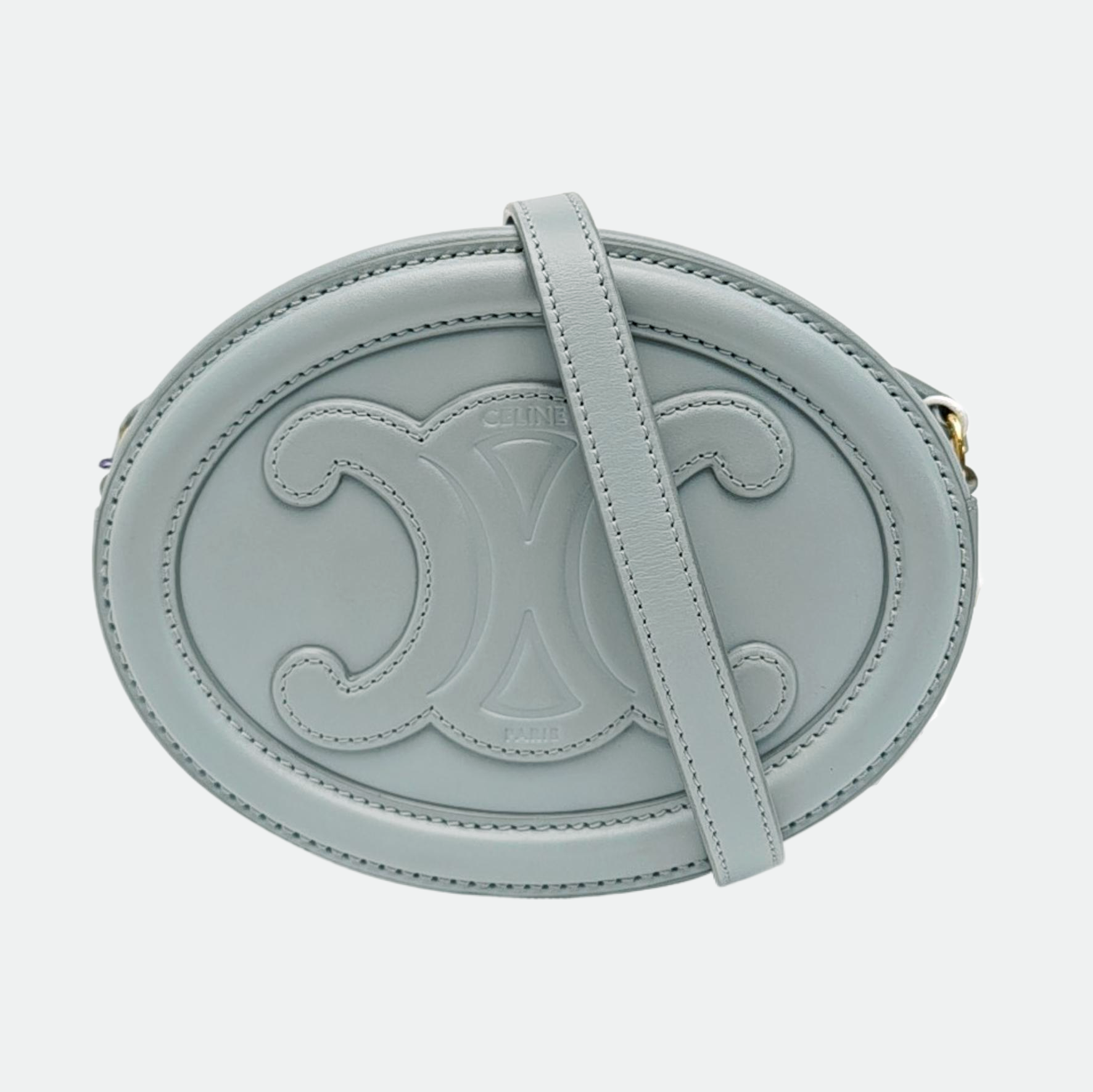 TRIOMPHE Mini Calfskin Blue