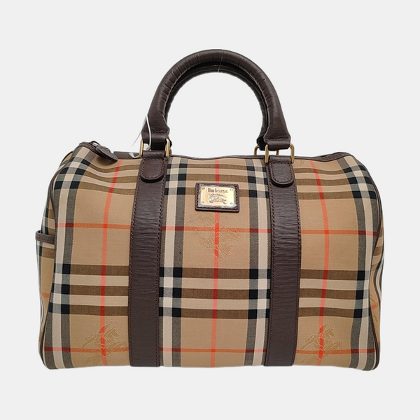 Canvas Top Handle Bag Beige
