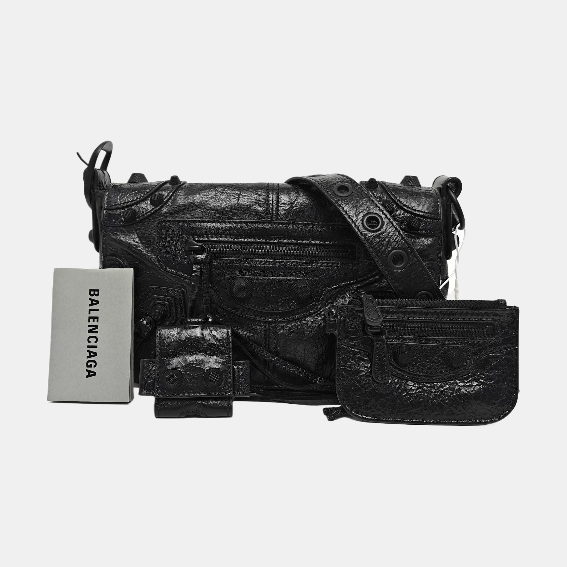 Le Cagole Mini Calfskin Black