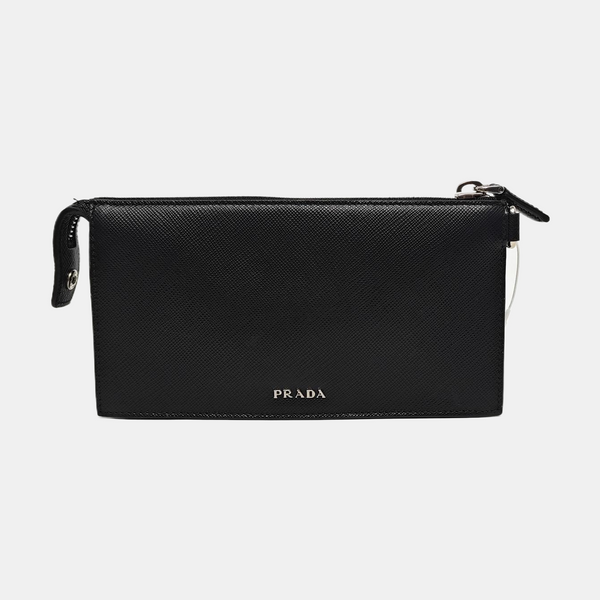 Leather Clutch Black